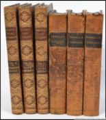 Books : Cassells England - 3 volumes being leather bound together with a copy of Bristol Past &