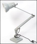 A vintage retro 1930's design Herbert Terry two step 1227 Anglepoise desk lamp finished in a pale