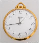 A gents vintage USSR Sekonda pocket watch, top wind with 23 jewels movement,