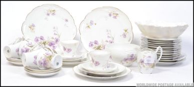 A beautiful 20th century chintz pattern tea service.