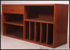 A retro Made in Denmark Danish Teak wood entertainment Hi Fi unit,