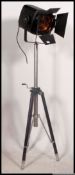 A vintage retro Industrial theatre Strand Lees Midel 4-7301-7 stage light complete with barn doors