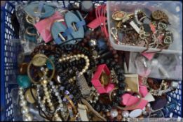 A collection of costume jewellery to include new in bag modern and vintage etc
