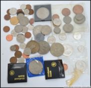 A collection of medals to include 2nd world war defence medal and star along with another and a