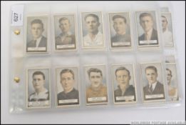 Cigarette Cards - A collection of Gallahers 1925 Famous Footballers,