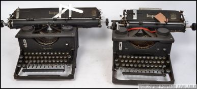 A collection of 3x Imperial typewriters, comprising of; a 1956 ' Imperial 50 ',