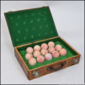 A stunning set of 14 Victorian Ivory snooker balls approx 2