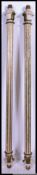 A pair of 19th century Regency painted curtain / drape poles.