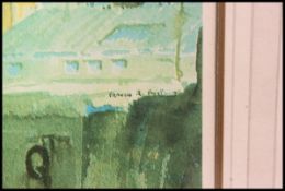 After Francis R Flint. A print of a watercolour painting. A Boat makers workshop.