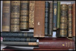 A collection of books to include Poems by Byron, Longfellows Poetical Works,