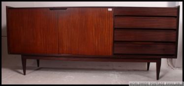 A 1970's retro / vintage teak sideboard believed to be by Richard heritage for Archie Shine raised