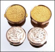 Two pairs of cufflinks - one set testing as 9ct gold,