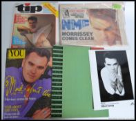 The Smiths / Morrissey - A collection of items pertaining to Morrissey of the Smiths,