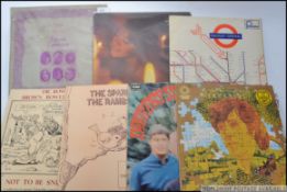 A collection of Folk long play vinyl records to include Fairport Convention,