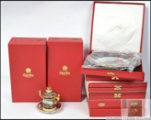 A collection of Spode Maritime collectors plates and cups most retaining original boxes