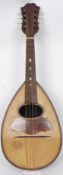 An early 20th century pear shaped bowl back mandolin ( Musical Instrument ) impressed mark