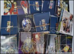 An extensive collection of Moorcroft collectors club magazines mainly from 2000 to 2016 etc ( see