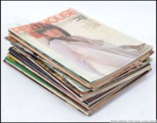 A collection of approx 20x gentleman's adult art magazines to include vintage Penthouse, Men Only,