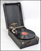 An early 20th century portable Columbia Viva-Tonal Grafonola No.