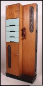 A retro unusual mid century locker cabinet.