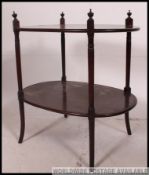 A 2 tier mahogany whatnot - etargere stand.