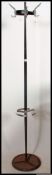 A vintage retro mid century metal tubular industrial hatstand,