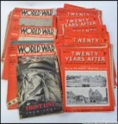 A collection of war magazines to include ' Twenty Years After ' and Front line ( see illustrations