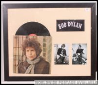 AUTOGRAPHS: Bob Dylan - Blonde On Blonde 2517 - signed original LP record.