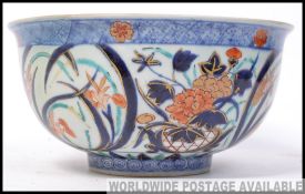 A Chinese 19th century Imari famille ros