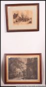 After George Moreland - A framed and gla