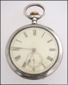 A silver 800 marked Omega silver pocket