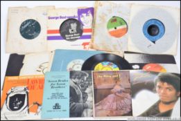 A small collection of 45rpm vinyl 7