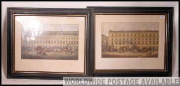 A pair of framed and glazed 19th Century