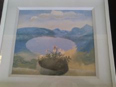 Winifred Nicholson ' Violas ' framed and