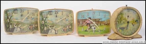 Four vintage and retro mechanical childr