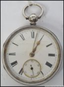 A Victorian silver hallmarked gentlemans