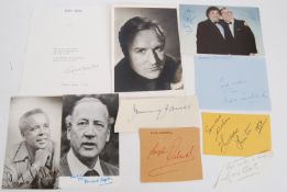 AUTOGRAPHS: A collection of 10x assorted