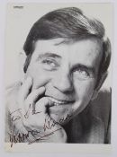NORMAN WISDOM: A vintage black and white