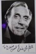 ERIC SYKES: A black and white postcard s