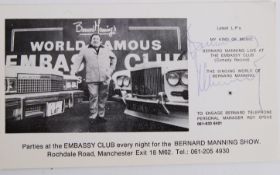 BERNARD MANNING: An original vintage pub