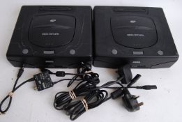 SEGA SATURN: Two SEGA Saturn game consol