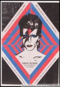 A David Bowie music poster - Spiders From Mars.