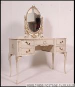 A good quality Louis 15th French shabby chic style dressing table .