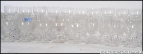 A collection of 19th century and 20th century glasses / glasswares ( see illustrations )