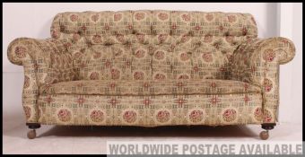 A stunning Victorian / Edwardian Chesterfield style button back sofa,