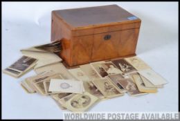 A collection of cartes de visite - portraits dating from the late 19th century / early 20th century