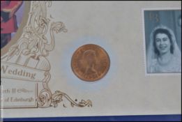 FIRST DAY COVER : 1997 Benham FDC for the Golden Wedding,