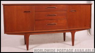 A retro 1970's Danish influence small teak sideboard dresser.