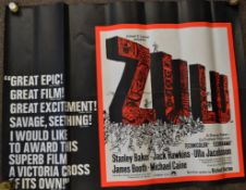 ZULU: An original cinema advertising film poster for 