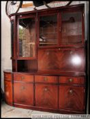 A large Regency style bookcase cabinet upright sideboard by Beresford and Hicks.